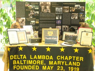 Delta Lambda Chapter of the Year display