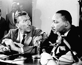 Men of Alpha - Adam Clayton Powell and Martin Luther King, Jr. (from AfricanAmericans.com)