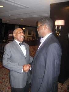 Speaking with Bro. K. Anderson during the CBC Receptions