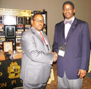 Photo with Bro. Maurice Hawkins